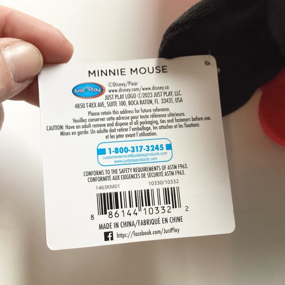 NWT Disney Tsum Tsum Minnie Mouse 8” Plush Stuffed Animal - Picture 7 of 9